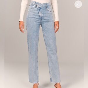 Abercrombie light wash jeans